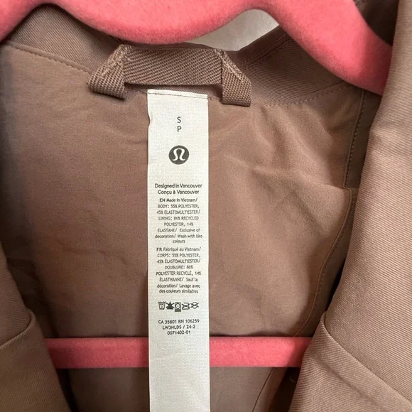 Lululemon Relaxed-fit Twill Blazer, S, NWT - Picture 5 of 11